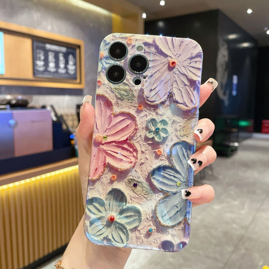 iPhone Case|Vintage Oil Painting Flower