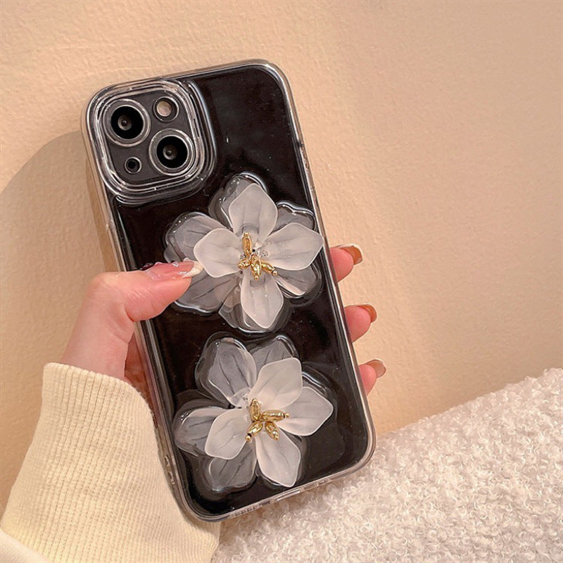High-end Stereoscopic Flowers iPhone Case