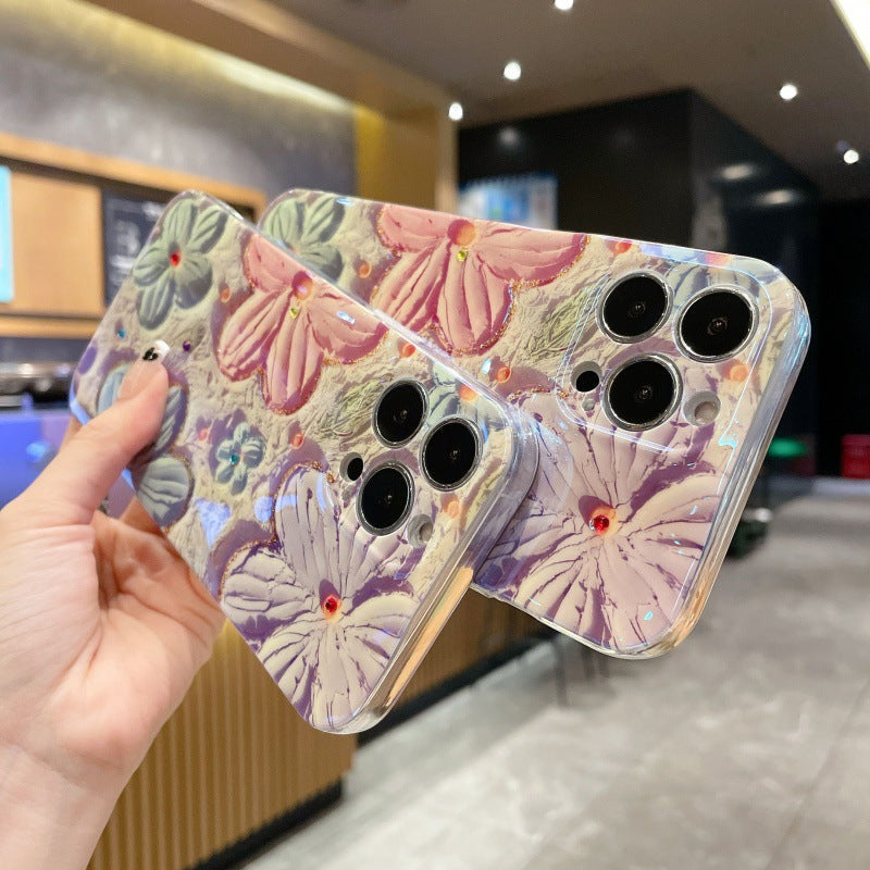 iPhone Case|Vintage Oil Painting Flower